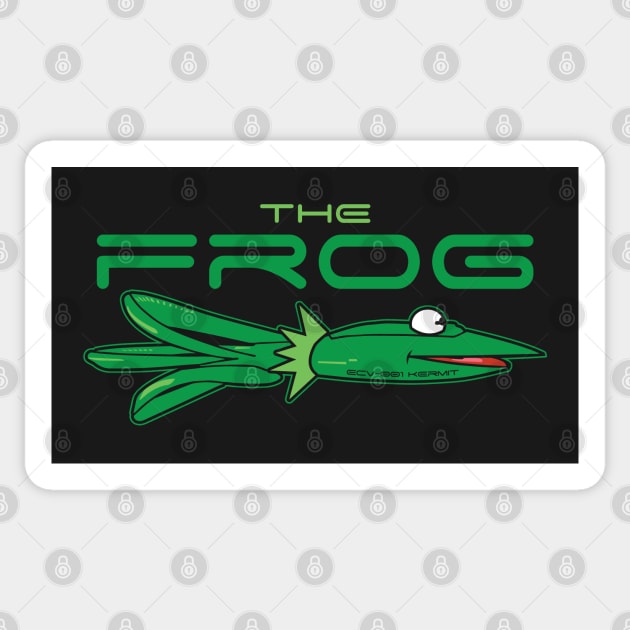 The Frog Sticker by TrulyMadlyGeekly